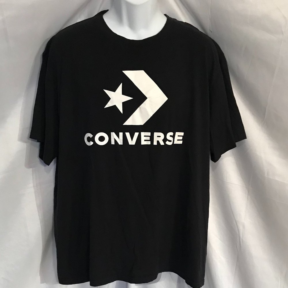 Converse Front Logo Classic Logo Activewear Sport Cut Tee Shirt #104